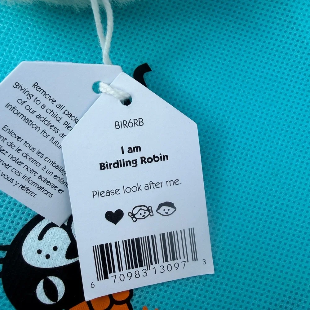 Jellycat Birdling Robin BNWT - RETIRED Rare 100% Authentic - Fast Ship from US
